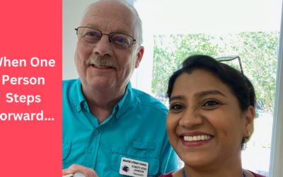 When One Person Steps Forward…